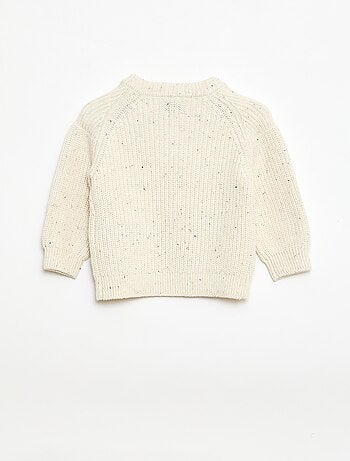 Conjunto de 2 piezas en punto jaspeado