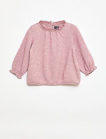 Conjunto de 2 piezas en punto peluche