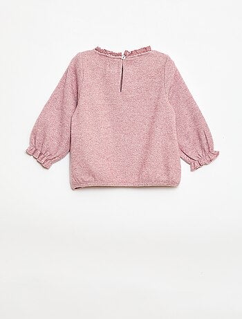 Conjunto de 2 piezas en punto peluche