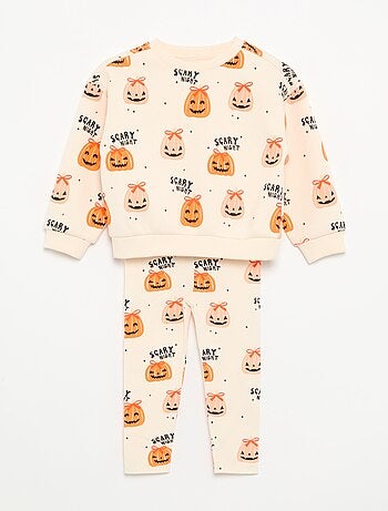 Conjunto de 2 piezas \'Halloween\' - Sudadera + legging
