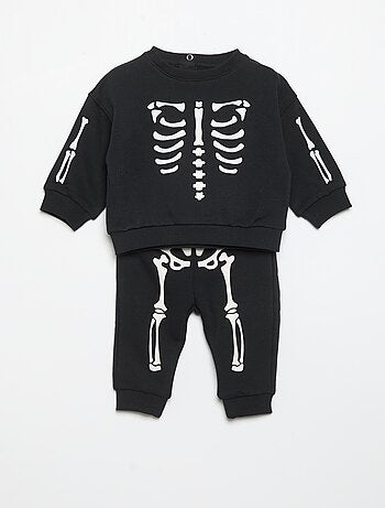 Conjunto de 2 piezas 'Halloween' - Sudadera + pantalón de Chándal