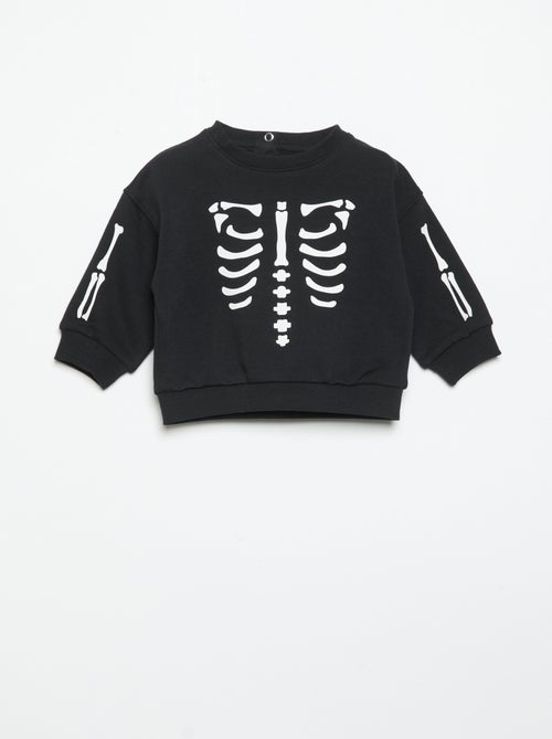 Conjunto de 2 piezas 'Halloween' - Sudadera + pantalón de Chándal - Kiabi