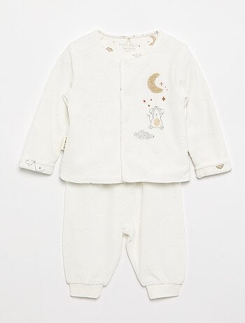 Conjunto de 2 piezas 'Petit Béguin' - cárdigan + pantalón