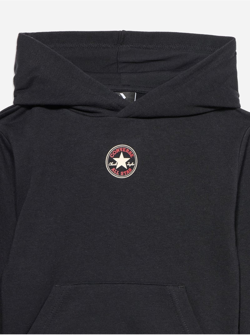 Conjunto de 2 piezas: sudadera con capucha y pantalón - converse Negro - Kiabi