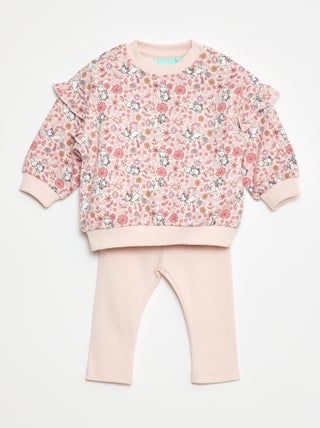 Conjunto de 2 piezas sudadera + leggings 'Disney'