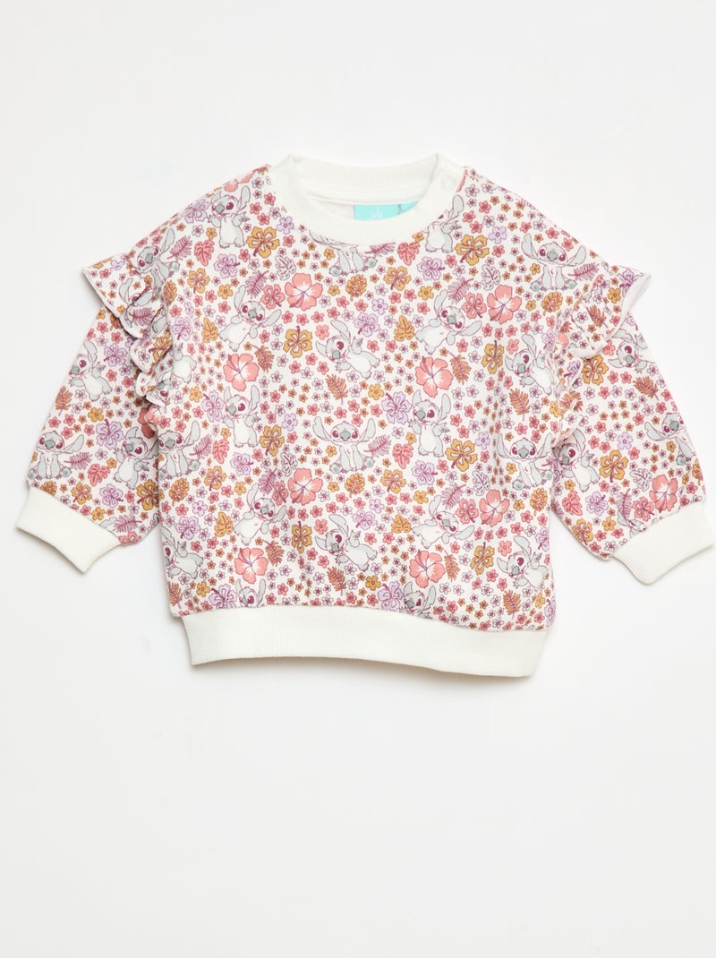 Conjunto de 2 piezas sudadera + leggings 'Disney' Blanco - Kiabi