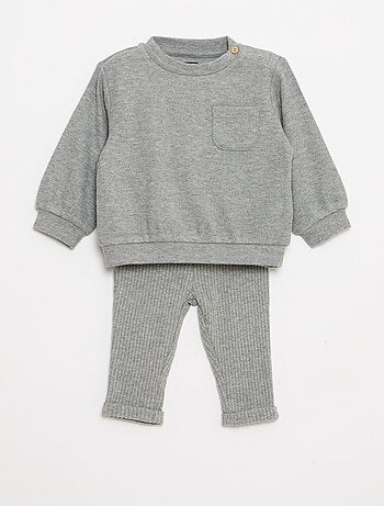 Conjunto de 2 piezas sudadera + leggings