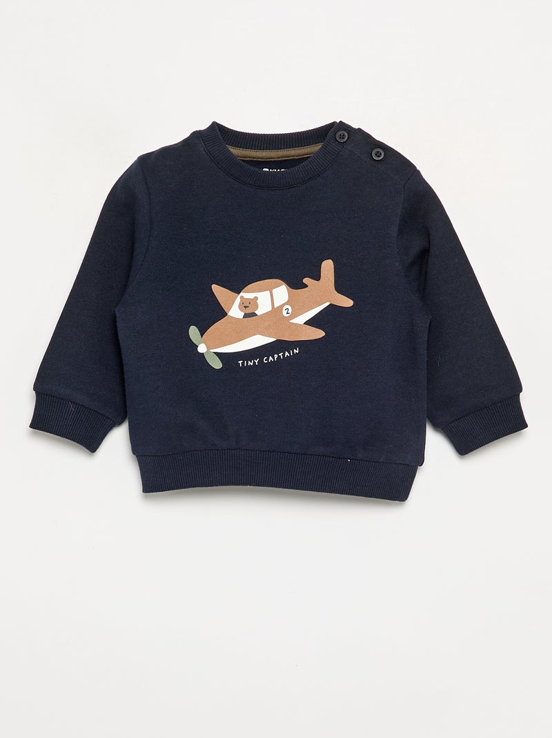 Conjunto de 2 piezas: sudadera + pantalón Azul - Kiabi