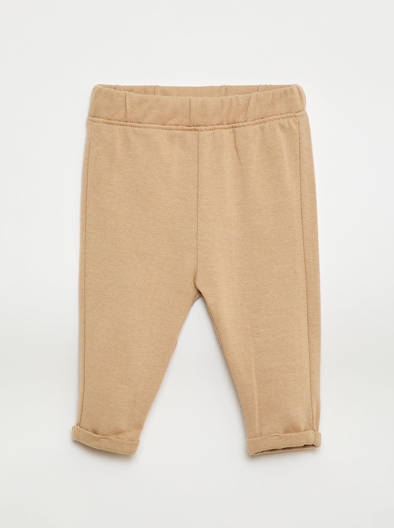 Conjunto de 2 piezas: sudadera + pantalón Beige - Kiabi