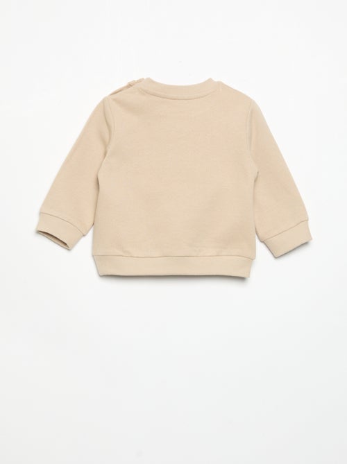 Conjunto de 2 piezas: sudadera + pantalón - Kiabi Conjunto de 2 piezas: sudadera + pantalón - Kiabi