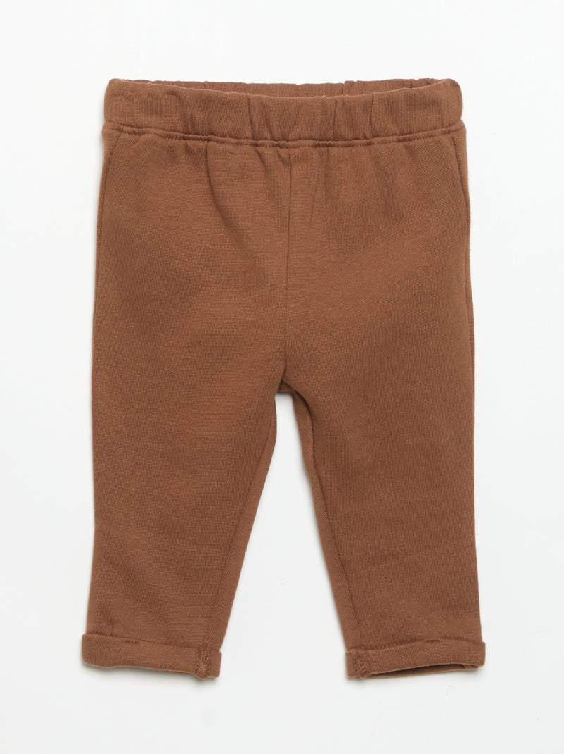Conjunto de 2 piezas: sudadera + pantalón Beige - Kiabi