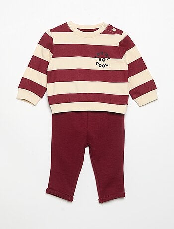 Conjunto de 2 piezas: sudadera + pantalón