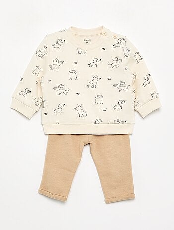 Conjunto de 2 piezas: sudadera + pantalón