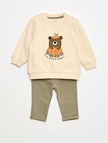 Conjunto de 2 piezas: sudadera + pantalón