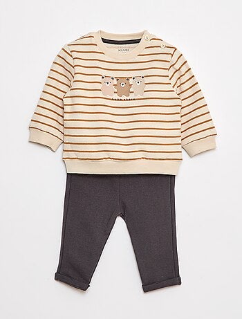 Conjunto de 2 piezas: sudadera + pantalón