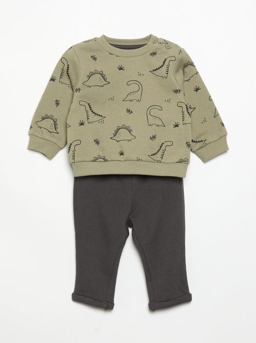 Conjunto de 2 piezas: sudadera + pantalón - Kiabi