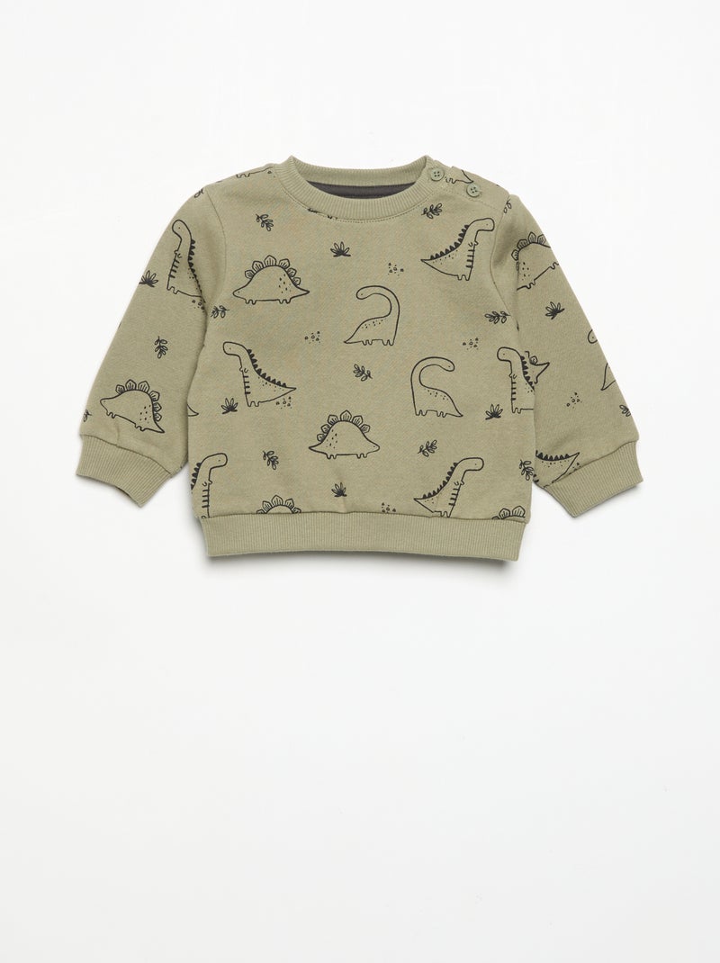 Conjunto de 2 piezas: sudadera + pantalón Kaki - Kiabi
