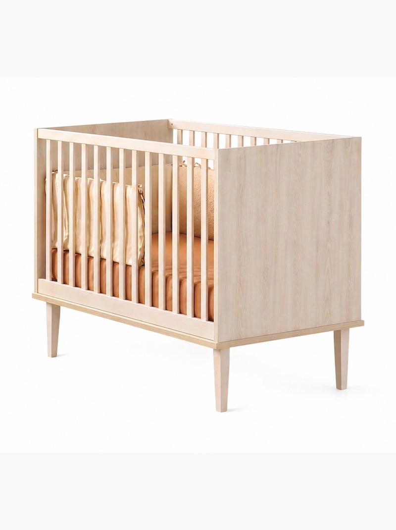Conjunto de 3 muebles para bebé >: cuna de 120 x 60 cm, cambiador con 3 - SAUTHON Beige - Kiabi