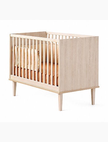 Conjunto de 3 muebles para bebé >: cuna de 120 x 60 cm, cambiador con 3 cajones - SAUTHON