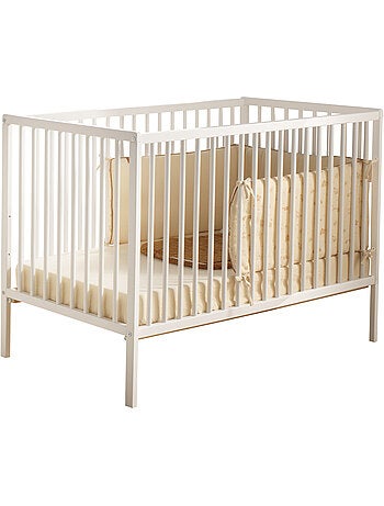 Conjunto de 3 muebles para bebé >: cuna de 120 x 60 cm con barrotes, cambiador y - SAUTHON