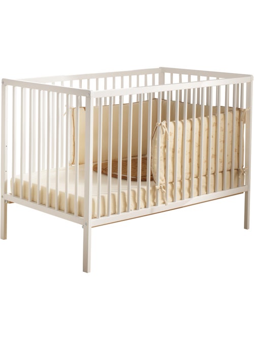 Conjunto de 3 muebles para bebé >: cuna de 120 x 60 cm con barrotes, cambiador y - SAUTHON - Kiabi