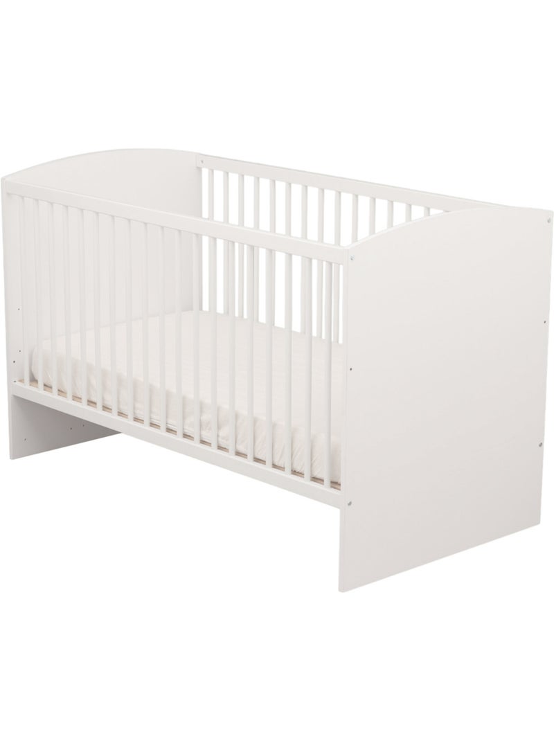 Conjunto de 3 muebles para bebé Milann: cuna de 120 x 60 cm, cambiador y armario de 2 - SAUTHON Blanco - Kiabi