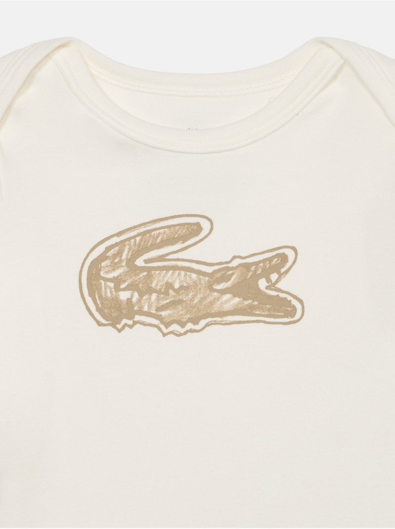 Conjunto de 3 piezas - lacoste Beige/Blanco - Kiabi