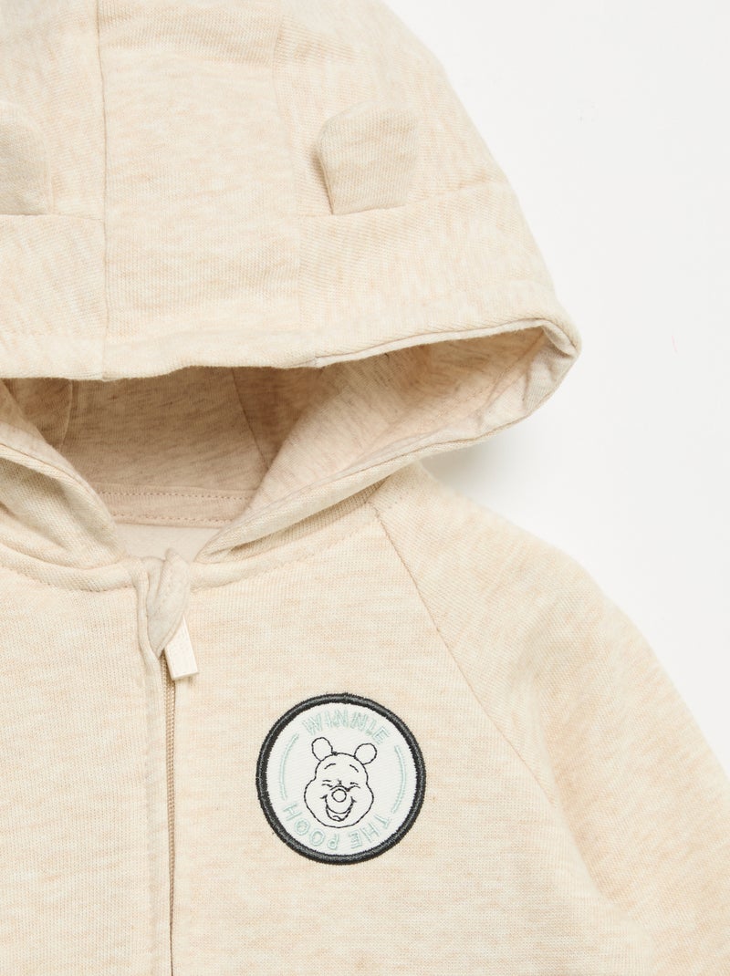 Conjunto de 3 piezas 'Disney' - Sudadera + pantalón + camiseta de manga larga Beige - Kiabi