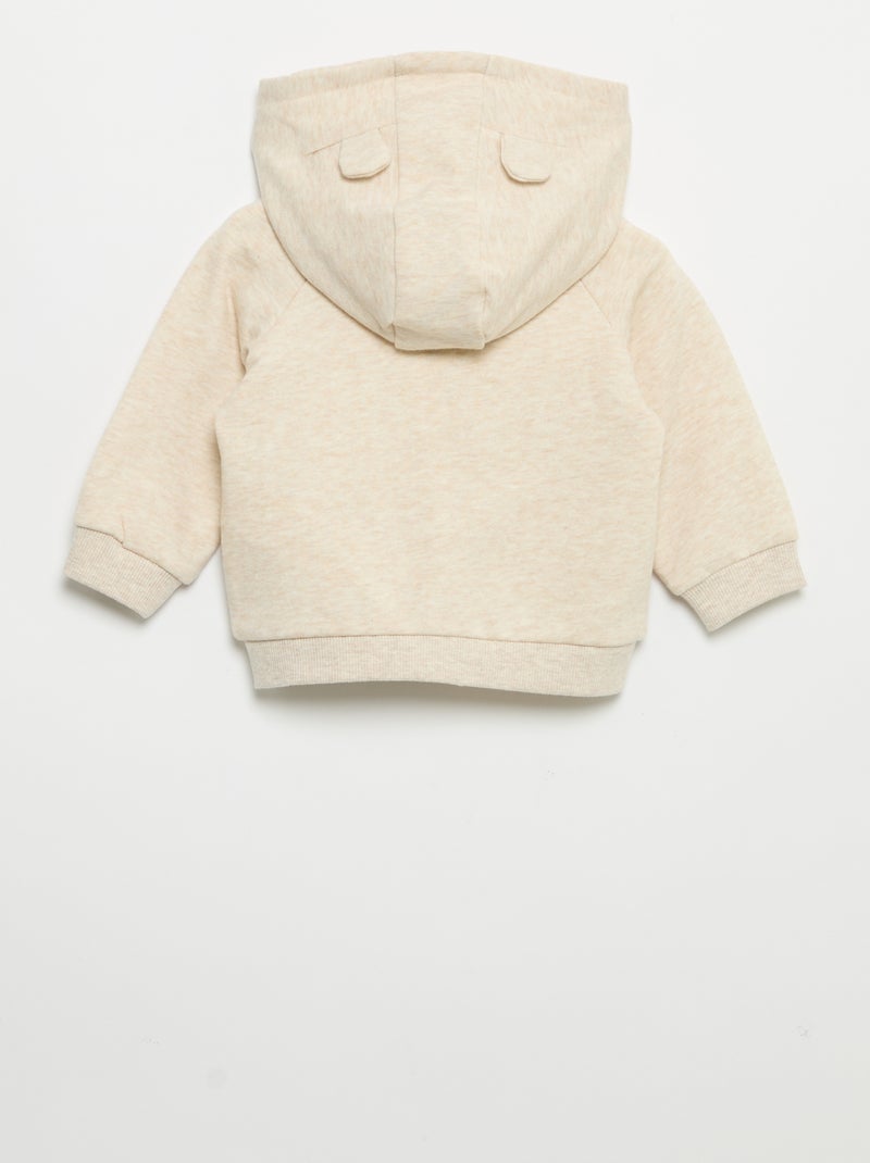 Conjunto de 3 piezas 'Disney' - Sudadera + pantalón + camiseta de manga larga Beige - Kiabi