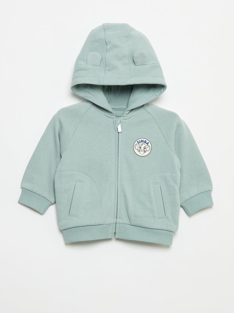 Conjunto de 3 piezas 'Disney' - Sudadera + pantalón + Camiseta de manga larga Verde - Kiabi