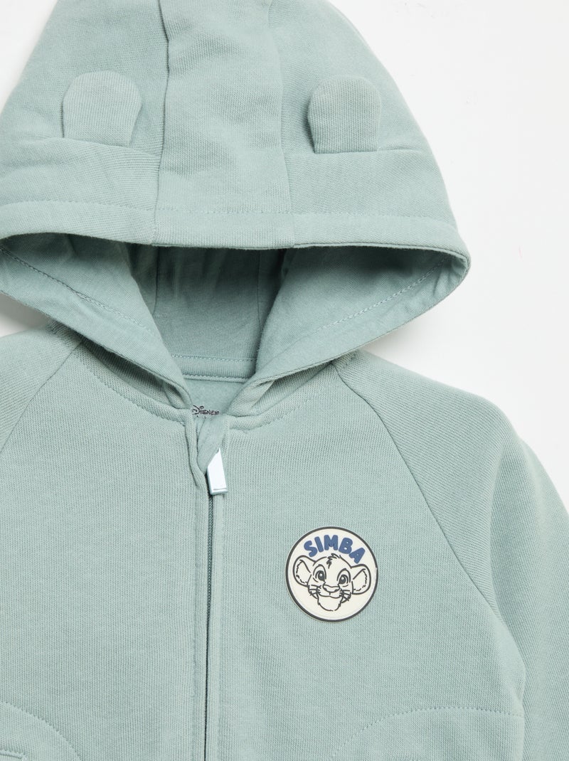 Conjunto de 3 piezas 'Disney' - Sudadera + pantalón + Camiseta de manga larga Verde - Kiabi