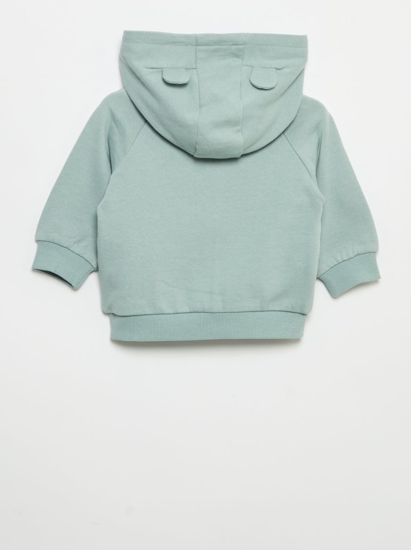 Conjunto de 3 piezas 'Disney' - Sudadera + pantalón + Camiseta de manga larga Verde - Kiabi