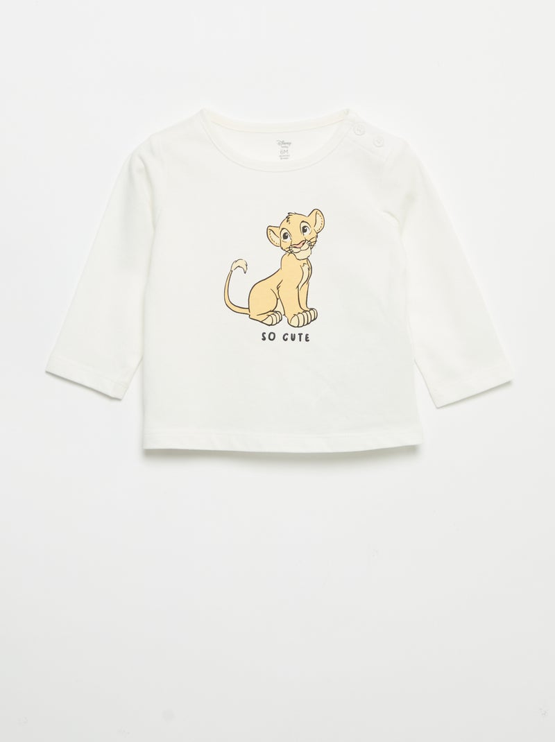 Conjunto de 3 piezas 'Disney' - Sudadera + pantalón + Camiseta de manga larga Verde - Kiabi
