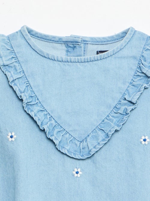 Conjunto de 3 piezas pelele + sombrero + calcetines - Kiabi