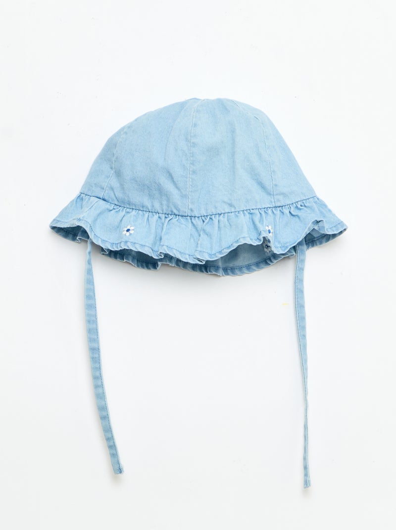 Conjunto de 3 piezas pelele + sombrero + calcetines Azul - Kiabi