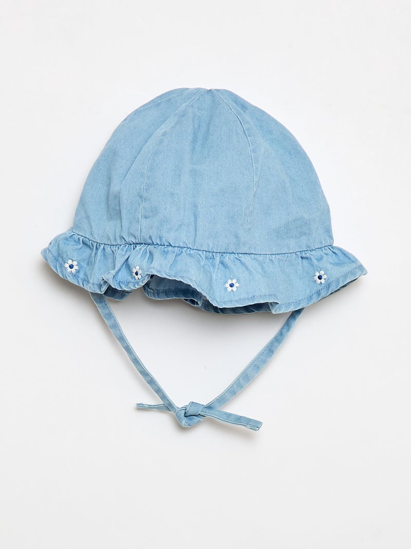 Conjunto de 3 piezas pelele + sombrero + calcetines Azul - Kiabi