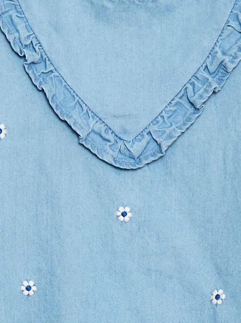 Conjunto de 3 piezas pelele + sombrero + calcetines Azul - Kiabi