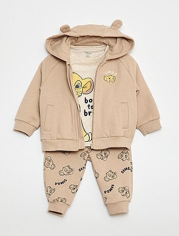 Conjunto de 3 piezas "Simba" - camiseta + pantalón de chándal + sudadera