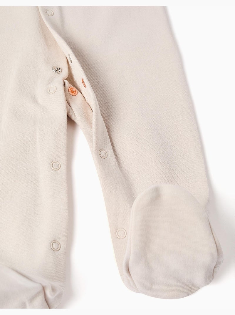 Conjunto de 4 piezas de algodón Beige/Blanco - Kiabi