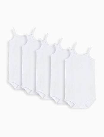 Conjunto de 5 bodies con tirantes, MO Fashion