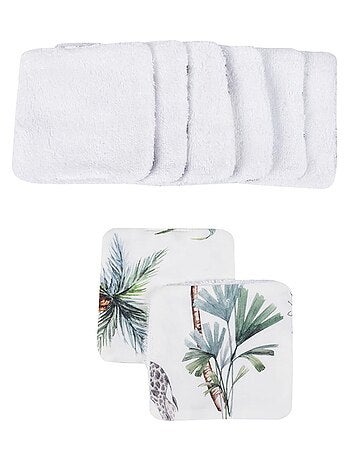 Conjunto de 8 toallitas lavables de bambú, safari | SEVIRA KIDS