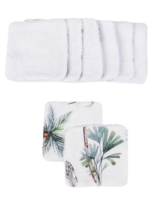 Conjunto de 8 toallitas lavables de bambú, safari | SEVIRA KIDS - Kiabi