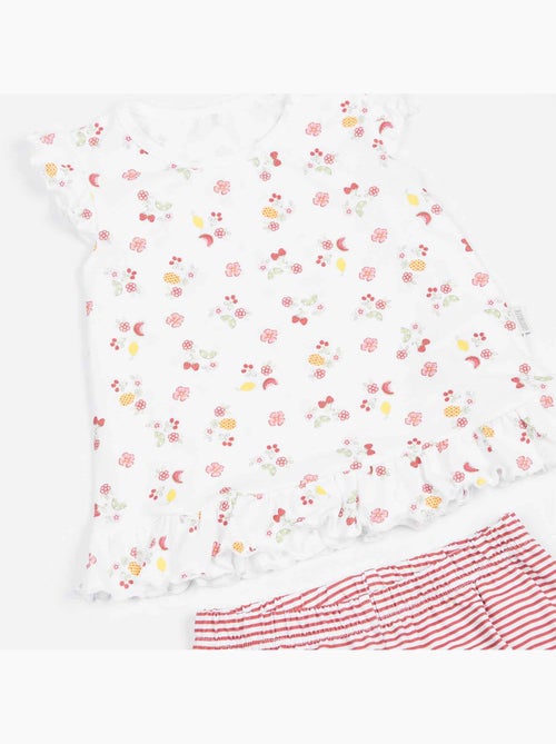 Conjunto de algodón orgánico, cerise | Kitikate - Kiabi