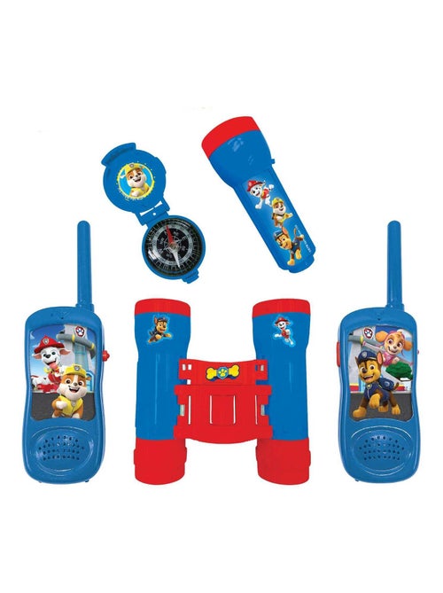 conjunto de aventuras Paw Patrol con walkie talkies de hasta 120 m, prism?ticos y br?jula - Kiabi conjunto de aventuras Paw Patrol con walkie talkies de hasta 120 m, prism?ticos y br?jula - Kiabi