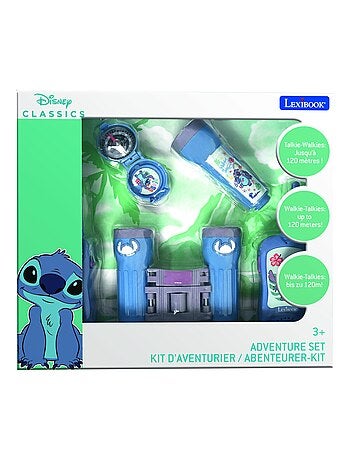 conjunto de aventuras Stitch con walkie talkies