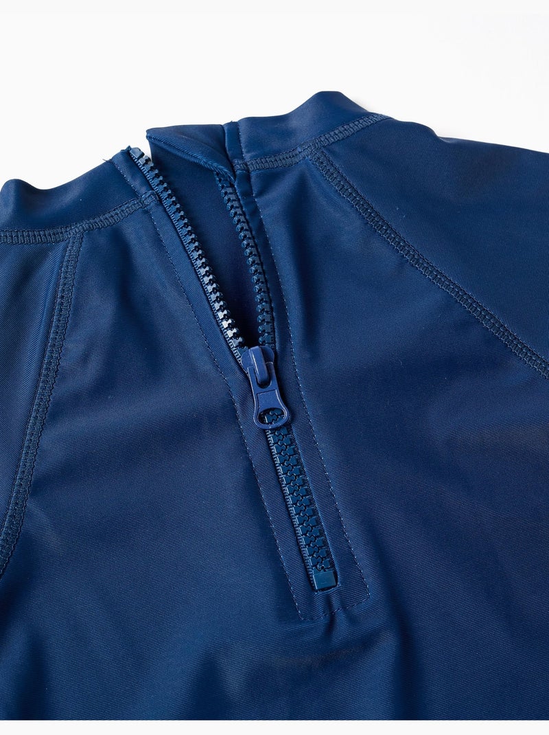 Conjunto de baño con protección UV 40+ y motivo Azul oscuro - Kiabi