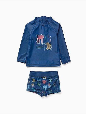 Conjunto de baño con protección UV 80 y motivo