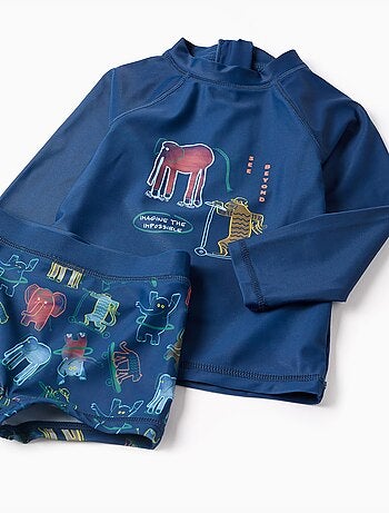 Conjunto de baño con protección UV 80 y motivo