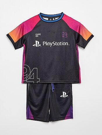 Conjunto de bermudas + camiseta 'PlayStation'
