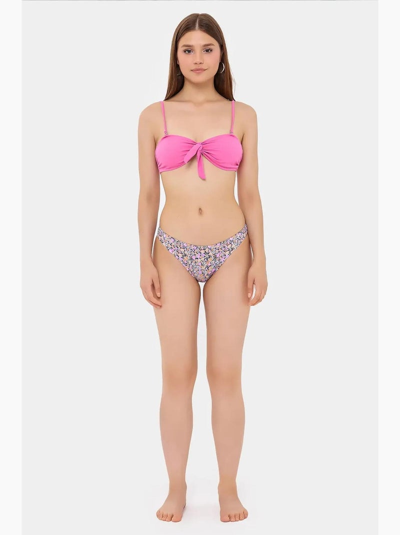Conjunto de bikini con lazo hiccup Rosa - Kiabi